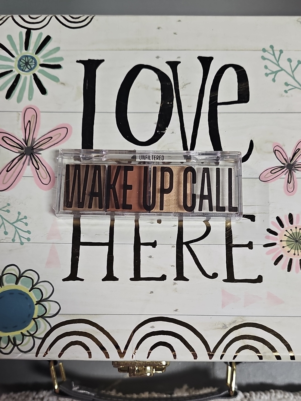 UNFILTERED Beauty Co WAKE UP CALL 4 PAN Eyeshadow Palette MORNING BREW